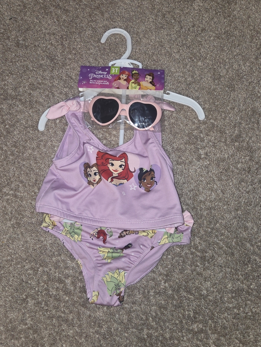 Girls Disney 3-piece swim set - new - size 3T